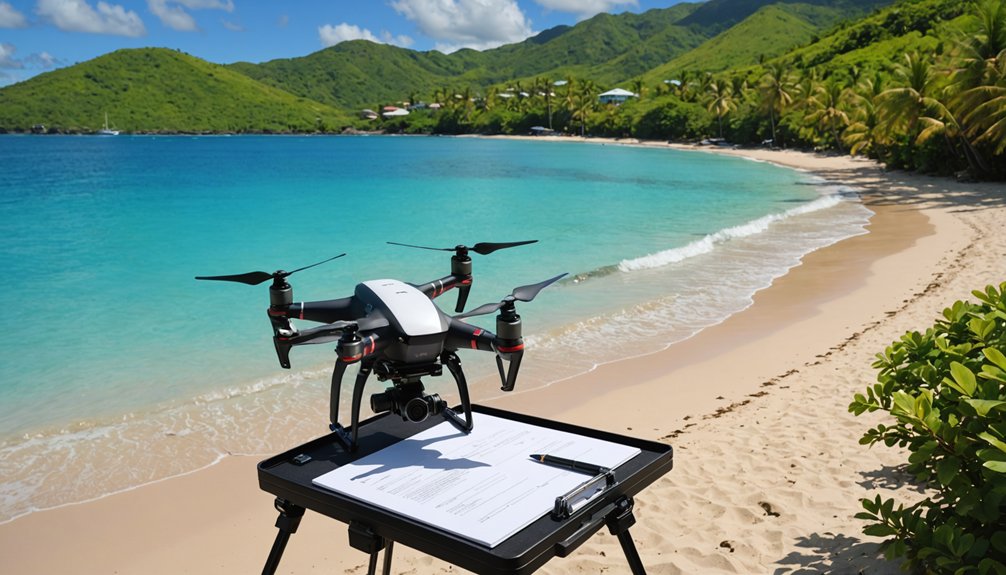 Frais juridiques d'enregistrement de drone