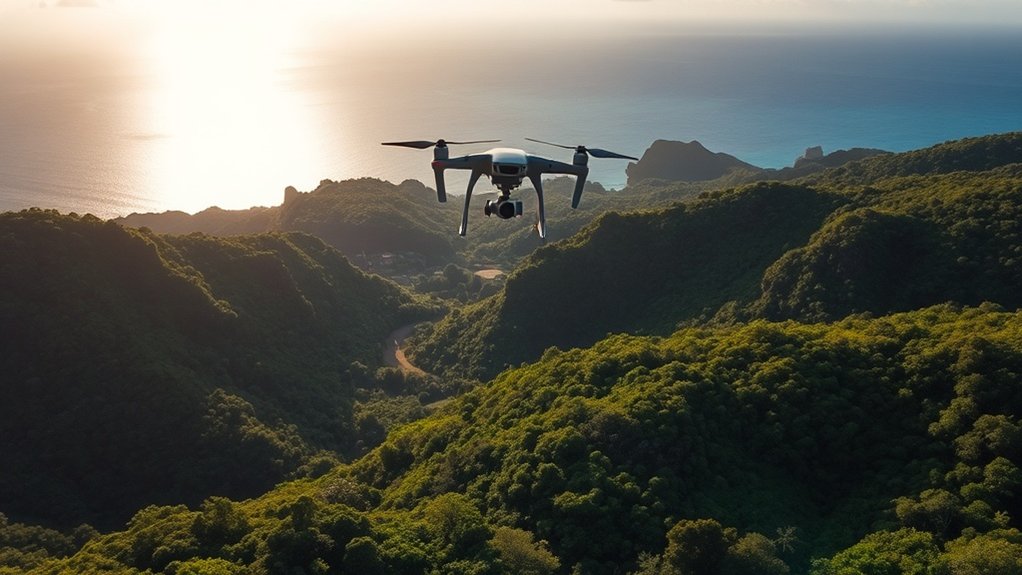 technologie des drones dans l'arpentage