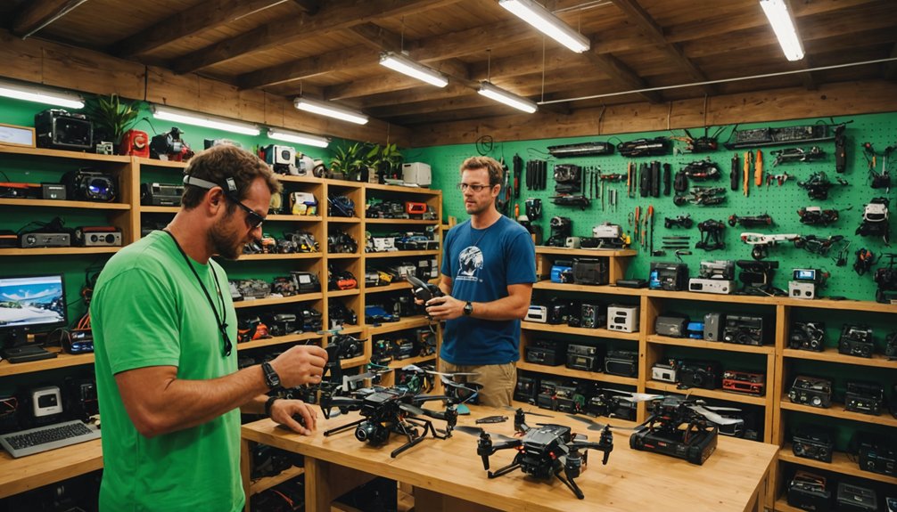 course de drones de haute qualité