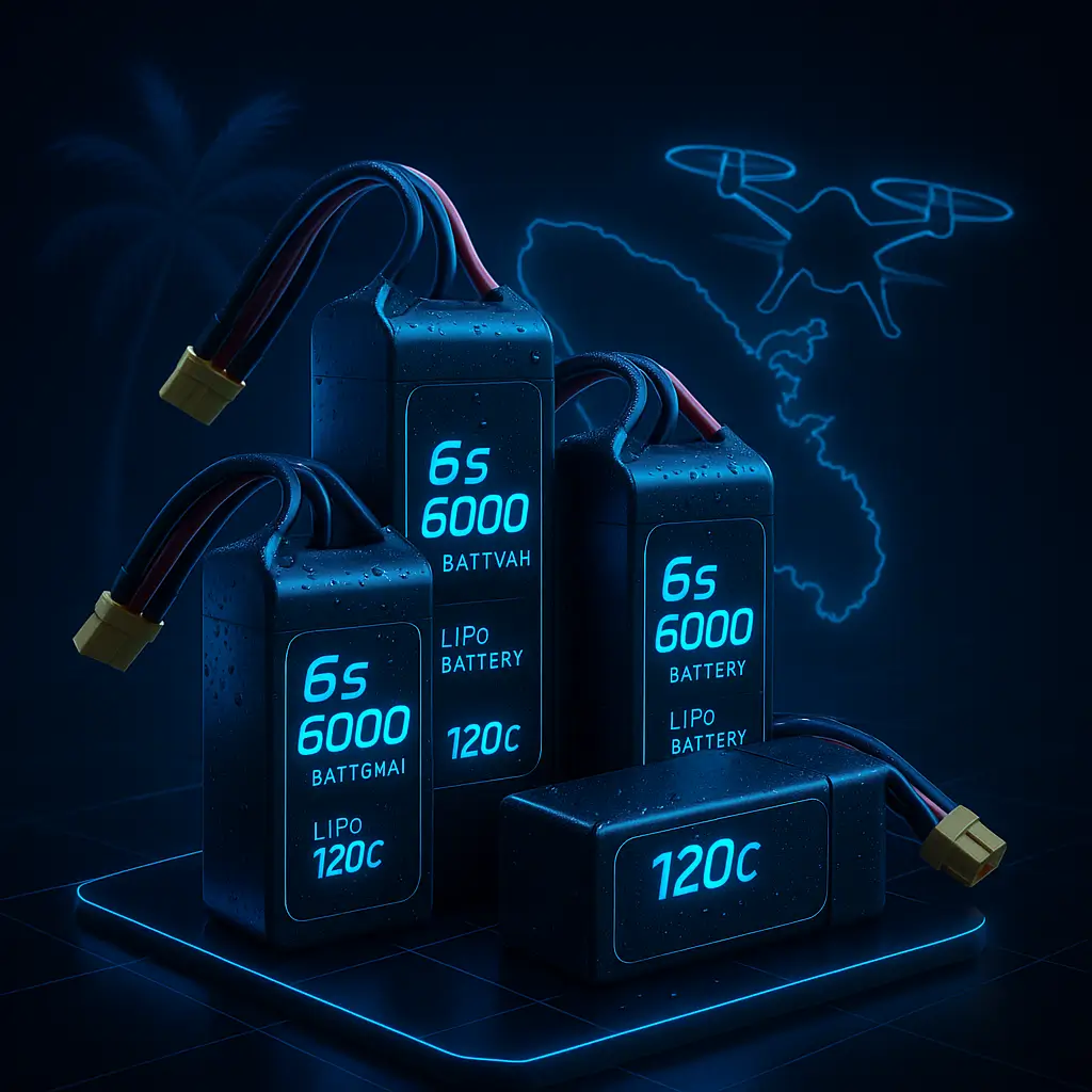Pack Batteries LiPo Tropicalisées