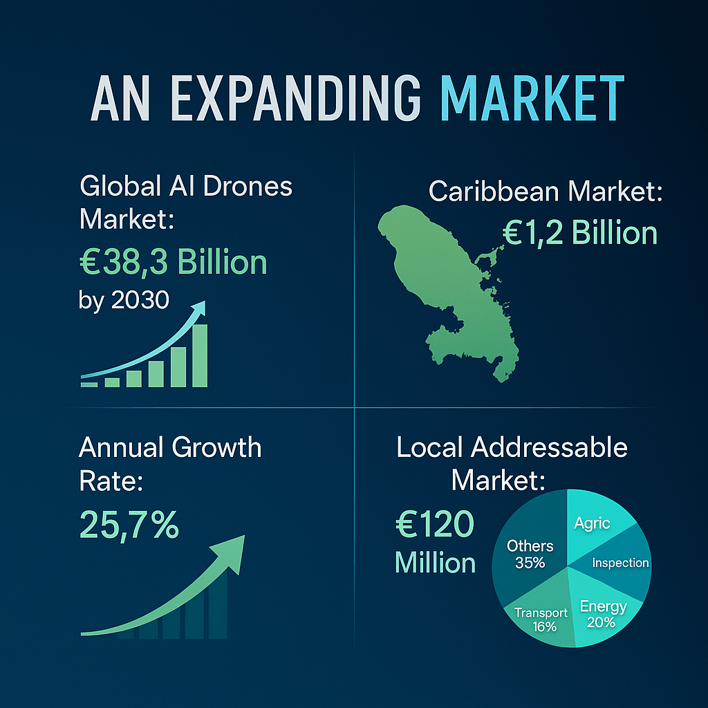 Market Potential - Drone Martinique AI