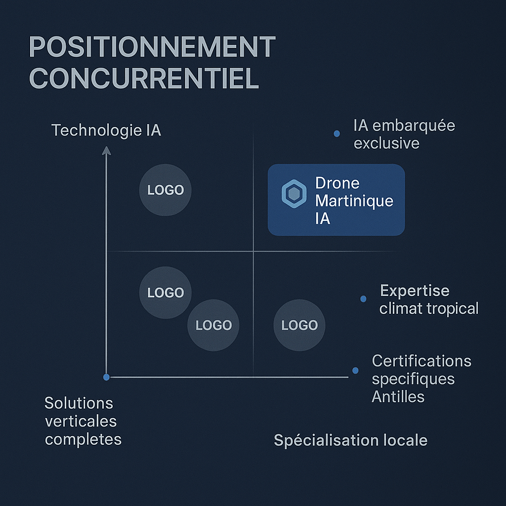 Matrice de positionnement - Drone Martinique IA
